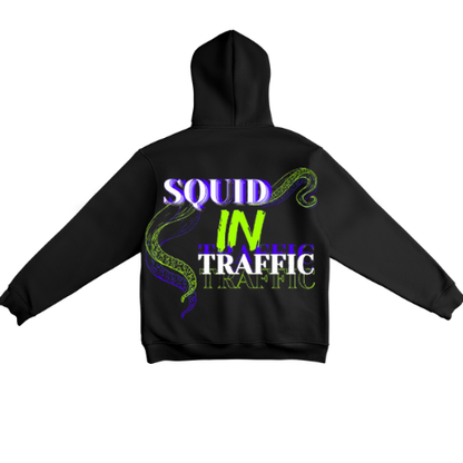 SQUID IN TRAFFIC HOODIE (GREEN)